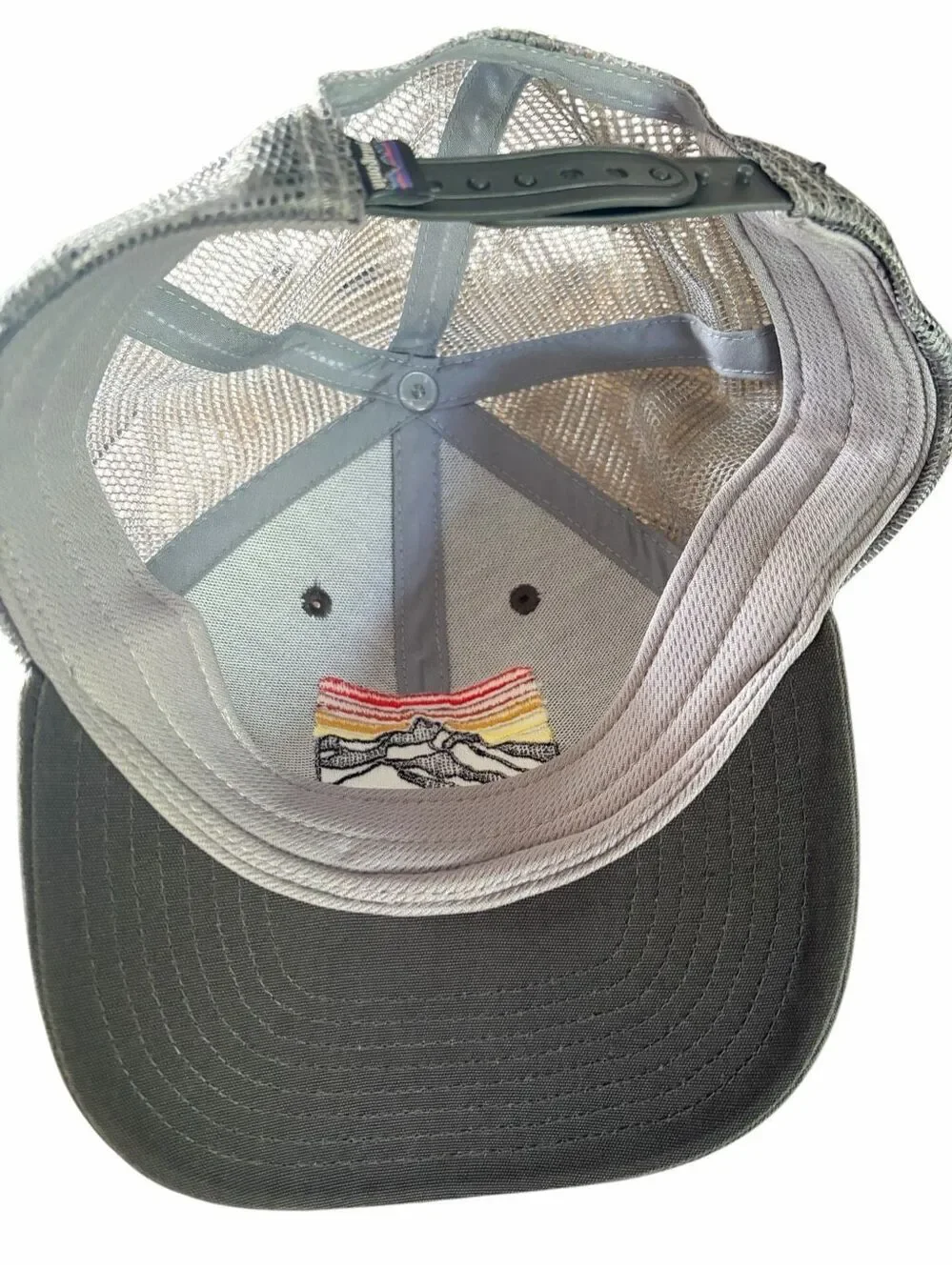 Patagonia Logo Mountain Ridge Trucker Hat Cap Youth Boy Girl Adjustable Snap